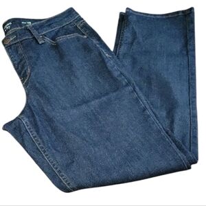 Crown & Ivy Women's Straight Leg Blue Jeans